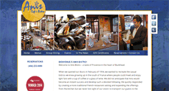 Desktop Screenshot of anisbistro.com